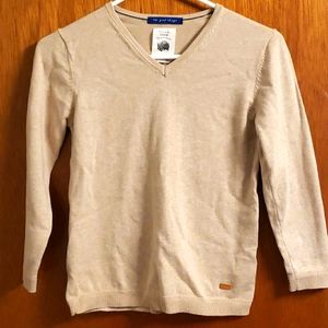 Boys tan sweater